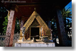 asia, buddhist, buildings, horizontal, laos, luang prabang, religious, shrine, temples, wat sene, photograph