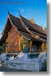 asia, buddhist, buildings, laos, luang prabang, main, religious, temples, vertical, xiethong, photograph