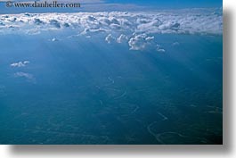 aerials, asia, clouds, horizontal, jungle, laos, luang prabang, rivers, scenics, photograph