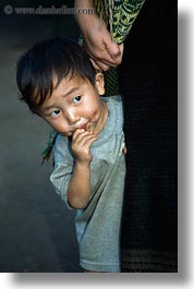 asia, asian, boys, hmong, laos, people, poverty, vertical, villages, photograph