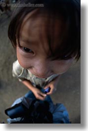asia, asian, girls, hmong, laos, people, vertical, villages, photograph