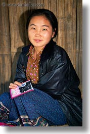 asia, asian, hmong, laos, people, vertical, villages, womens, photograph