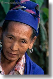 asia, asian, emotions, hmong, laos, people, poverty, senior citizen, serious, vertical, villages, womens, photograph