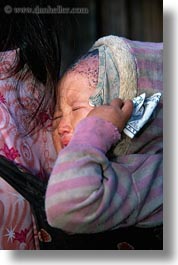 asia, asian, babies, bills, crying, dollar, emotions, hmong, laos, people, poverty, sad, sick, vertical, villages, photograph