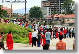 asia, crowds, horizontal, kathmandu, nepal, pashupatinath, rivers, photograph