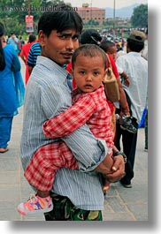 asia, carrying, fathers, kathmandu, men, nepal, pashupatinath, sons, vertical, photograph