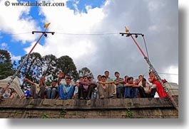 asia, horizontal, kathmandu, men, nepal, pashupatinath, roofs, upview, photograph