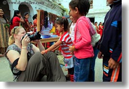 asia, cameras, childrens, emotions, horizontal, kate, kathmandu, nepal, pashupatinath, smiles, photograph