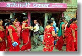 among, asia, horizontal, kathmandu, men, nepal, old, patan darbur square, womens, photograph