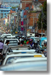 asia, congestion, kathmandu, nepal, streets, traffic, vertical, photograph
