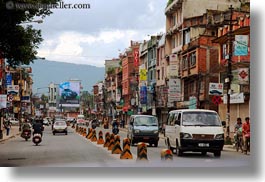 asia, horizontal, kathmandu, nepal, streets, traffic, photograph
