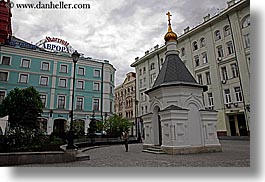 asia, buildings, churches, horizontal, little, marriott, moscow, russia, photograph