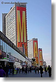 asia, banners, buildings, may, moscow, russia, vertical, photograph