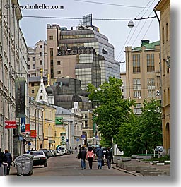 asia, cities, city scenes, moscow, people, russia, square format, streets, walking, photograph