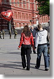 asia, balloons, couples, love you, moscow, people, russia, vertical, photograph