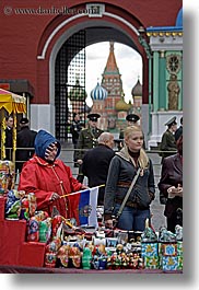 asia, churches, gifts, groups, moscow, people, russia, st basil, vertical, photograph