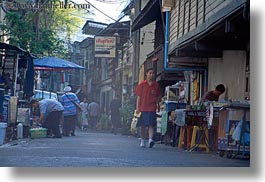 asia, asian, bangkok, girls, horizontal, people, thailand, walking, photograph