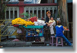 asia, babies, bangkok, crying, flowers, horizontal, people, thailand, photograph