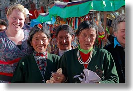 asia, emotions, horizontal, kate, lhasa, people, smiles, tibet, tibetan, womens, photograph