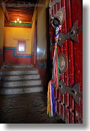 asia, doors, glow, lhasa, lights, potala, tibet, vertical, photograph