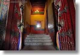 asia, doors, glow, horizontal, lhasa, lights, potala, tibet, photograph