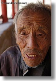 asia, men, old, tibet, vertical, yarlung valley, photograph
