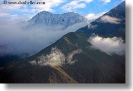 asia, clouds, horizontal, mountains, scenics, tibet, yarlung valley, photograph