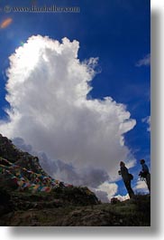 asia, clouds, into, photographers, shooting, tibet, vertical, yumbulagang, photograph
