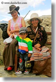 asia, asian, boys, emotions, grandmother, mothers, people, smiles, tibet, tibetan, toddlers, vertical, yumbulagang, photograph