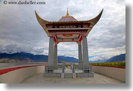 asia, asian, horizontal, roadside temple, style, temples, tibet, yumbulagang, photograph