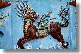 artwork, asia, danang, dragons, horizontal, vietnam, photograph