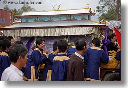 asia, emotions, funeral, horizontal, laugh, procession, vietnam, photograph