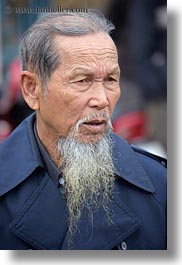 asia, beards, emotions, funeral, long, men, old, serious, vertical, vietnam, white, photograph