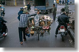 asia, bicycles, bikes, hanoi, horizontal, pottery, stuff, vietnam, photograph