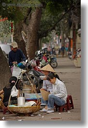 asia, eating, hanoi, people, vertical, vietnam, womens, photograph