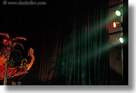 asia, dragons, hanoi, horizontal, lights, puppet theater, theater, vietnam, photograph
