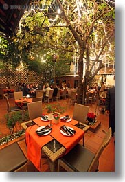 asia, hanoi, restaurants, tables, vertical, vietnam, photograph
