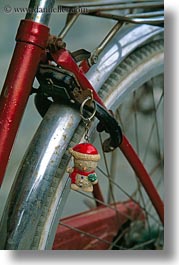 asia, bicycles, bikes, christmas, hoi an, ornaments, vertical, vietnam, wheels, photograph