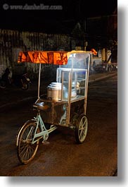 asia, hoi an, machines, nite, popcorn, streets, vertical, vietnam, photograph