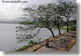 asia, bicycles, bikes, horizontal, hue, lakes, vietnam, photograph
