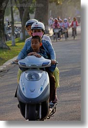 asia, bikes, families, hue, motorcycles, vertical, vietnam, photograph