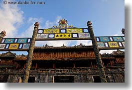 asia, citadel, gates, horizontal, hue, vietnam, photograph