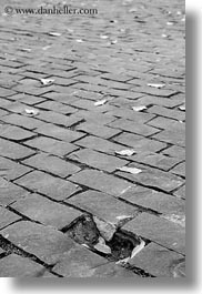 asia, black and white, bricks, broken, saigon, streets, vertical, vietnam, photograph
