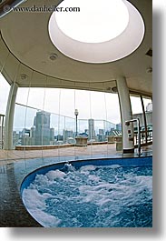 australia, buildings, hot tub, space needle, structures, sydney, vertical, water, photograph