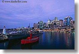 australia, boats, buildings, carpentaria, cityscapes, dusk, horizontal, nite, red, structures, sydney, photograph