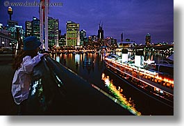 australia, boats, buildings, cityscapes, horizontal, nite, people, restaurants, rivers, structures, sydney, tourists, womens, photograph