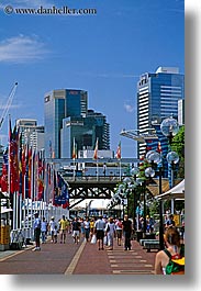 australia, buildings, cityscapes, crowds, people, structures, sydney, vertical, photograph