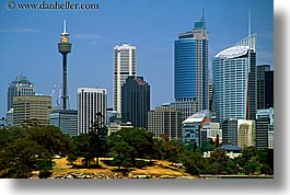 australia, buildings, cityscapes, horizontal, space needle, structures, sydney, photograph