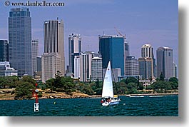 australia, boats, buildings, cityscapes, horizontal, sailboats, structures, sydney, transportation, photograph