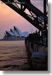 australia, buildings, dusk, harbor, nature, opera house, structures, sydney, vertical, water, photograph